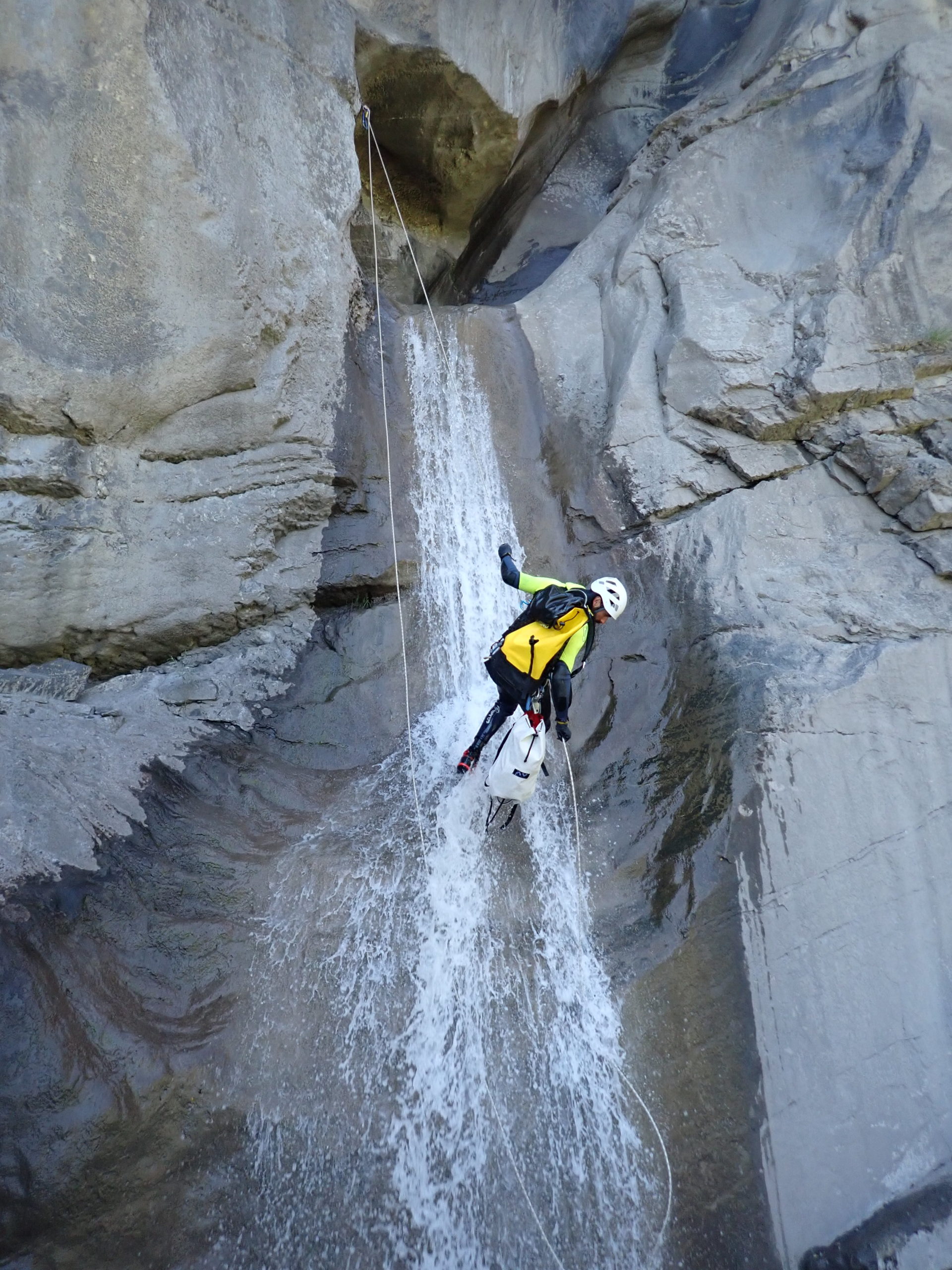 enchainement de exceptionnelcascades dans un décor